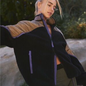 FP Movement by Free People Black and Tan Jacket